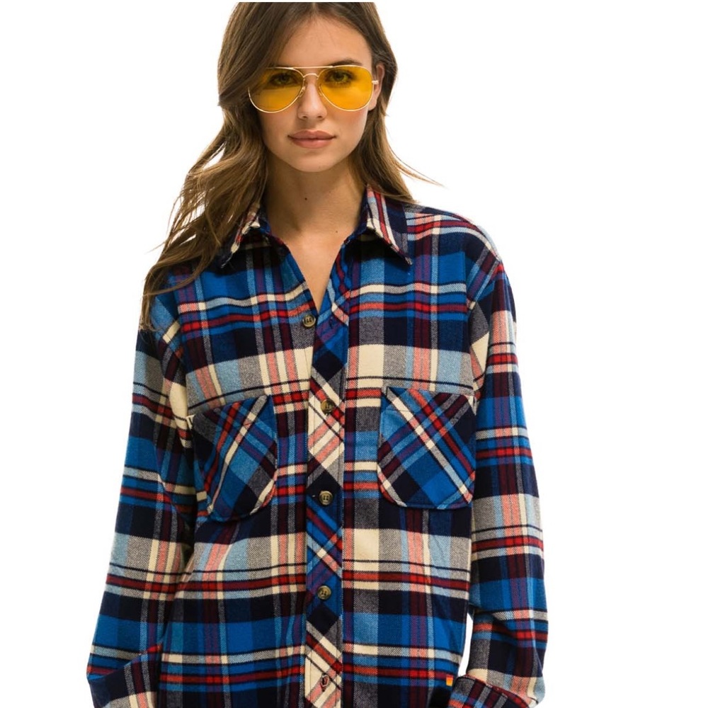 Aviator Nation Flannel NWT